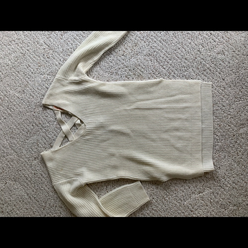 Cream sweater